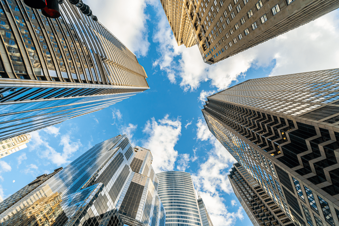 Prédios no centro da cidade